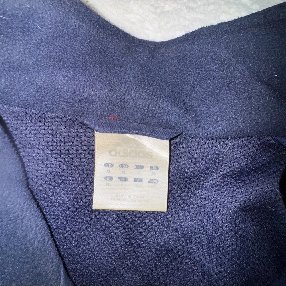 Adidas Dark Blue Athletic Jacket Size Medium United Stares Naval Academy - Picture 3 of 8